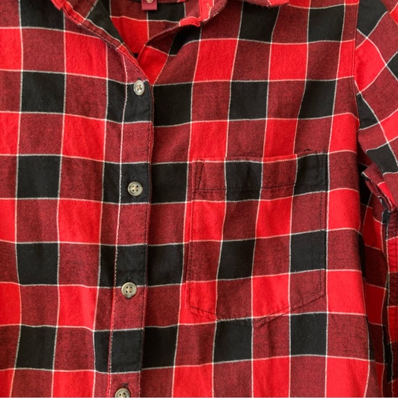 PERFECT SHIRT SOFT BUFFALO PLAID FLANNEL WOMEN SHIRT - MED/LG - Picture 2 of 8